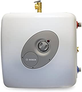 Bosch Electric Mini-Tank Water Heater Tronic 3000 T 7-Gallon (ES8) - Eliminate Time for Hot Water - Shelf, Wall or Floor Mounted