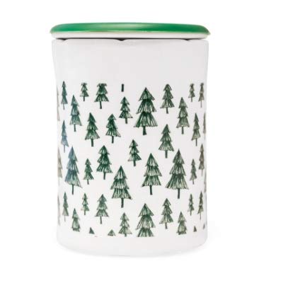 Happy Wax - Classic Wax Melt Warmer in Evergreen Trees - Perfect Electric and Decorative Ceramic Wax Melter or Warmer for Scented Wax Melts! (Melts not Included)