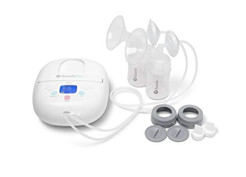 Ameda MYA Pro Hospital Strength Electric Breast Pump, Includes 24mm Flanges, Freezer-Safe Storage Bottles, White