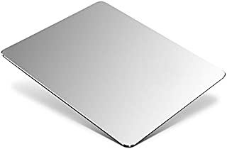 Metal Aluminum Mouse Pad, Office and Gaming Thin Hard Mouse Mat Double Sided Waterproof Fast and Accurate Control Mousepad for Laptop, Computer and PC,9.05