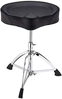 AW Saddle Drum Throne Drummer Stool Round Seat Chair