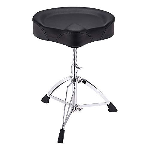 AW Saddle Drum Throne Drummer Stool Round Seat Chair