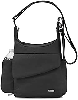 Travelon Anti-Theft Classic Messenger Bag, Black, One Size
