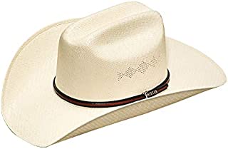 Twister Mens 5X 4 Brim with Diamond Vents Straw Cowboy Hat 75/8 Natural