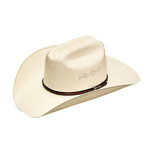 Twister Mens 5X 4 Brim with Diamond Vents Straw Cowboy Hat 75/8 Natural