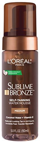 Skincare Sublime Bronze Hydrating Self-Tanning Water Mousse, Quick-Drying, Streak-Free Self-Tanner for Natural-Looking Tan, 5 fl. oz.