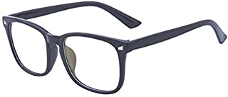 ALWAYSUV Black Blue Light Blocking Glasses Classical Nearsighted Shortsighted Myopia Glasses These Are Not Reading Glasses -1.0