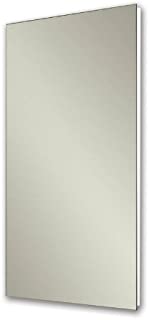 Jensen 1035P24WHG Cove Single-Door Recessed Mount Frameless Medicine Cabinet, 14 by 24-Inch