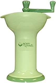 green sprouts Fresh Baby Food Mill | Easily purees food for baby | Seperates seeds & skins from puree, Compact size, No batteries or electricity needed, Dishwasher safe