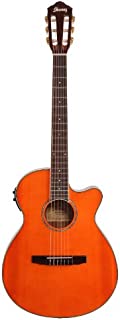 Ibanez AEG10NII Nylon String Cutaway Acoustic-Electric Guitar Tangerine