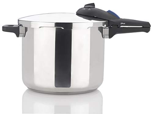 Zavor ZPot 10 Quart 15-PSI Pressure Cooker and Canner - Polished Stainless Steel (ZCWSP03)