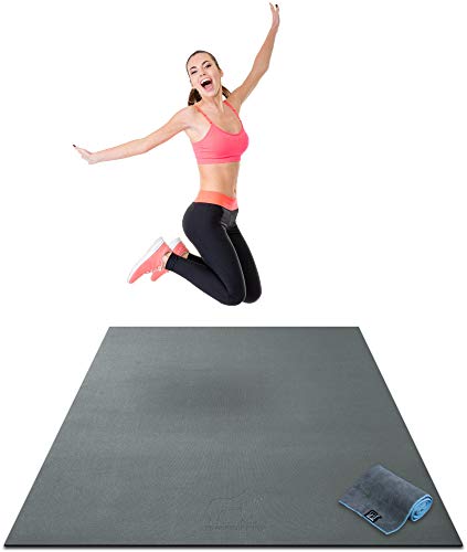 Premium Large Exercise Mat - 6' x 4' x 1/4