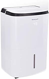 Honeywell Large SqFt Design & Filter Change Alert, TP70WKN, White TP70WK 70 Pint Energy Star Dehumidifier for Basement & Large Room Up to 4000 Sq Ft. with Anti-Spill Design