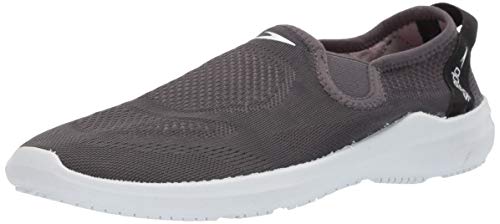 Speedo Men's Water Shoe Surfwalker Pro Mesh,dark gull gray/white,12 Men's US