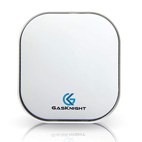 GasKnight Natural Gas Detector and Propane Detector. Natural Gas Alarm and Monitor for Home, Kitchen, Camper, Trailer or RV. Plug-in Gas Leak Sensor for LPG, LNG, Methane & Butane Gases w FREE EBOOK!