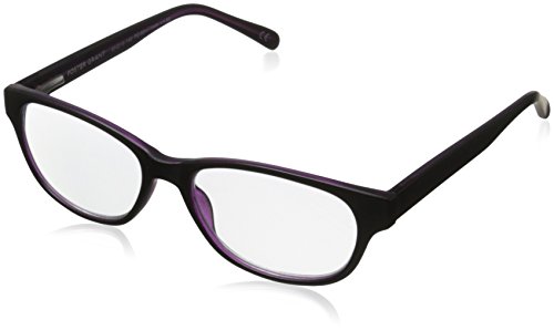 Foster Grant Zera Women's Multifocus Glasses, Black, 1.5