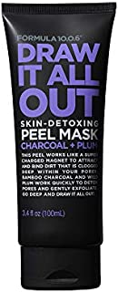 Formula 10.0.6 Draw It All Out Skin-Detoxing Peel Mask (3.4 fl Oz.) Detoxing Mask that Gently Exfoliates & Unclogs Pores - Vegan, Paraben-Free, Sulfate-Free, Dye-Free & Cruelty-Free