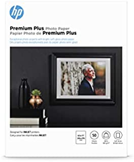 HP Premium Plus Photo Paper | Soft Gloss | 8.5x11 | 50 Sheets