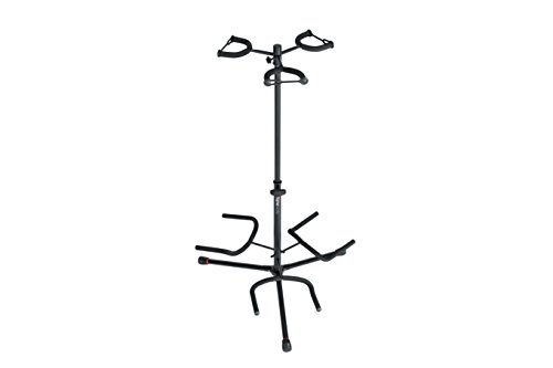 Gator Frameworks Adjustable Triple Guitar Stand; Holds Three Electric or Acoustic Guitars (GFW-GTR-3000)