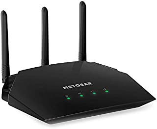 NETGEAR WiFi Router (R6330) - AC1600 Dual Band Wireless Speed (up to 1600 Mbps) | Up to 1200 sq ft Coverage & 20 Devices | 4 x 1G Ethernet and 1 x 2.0 USB Ports (R6330-1AZNAS)