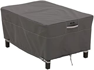 Classic Accessories Ravenna Patio Rectangular Ottoman/Side Table Cover, Large