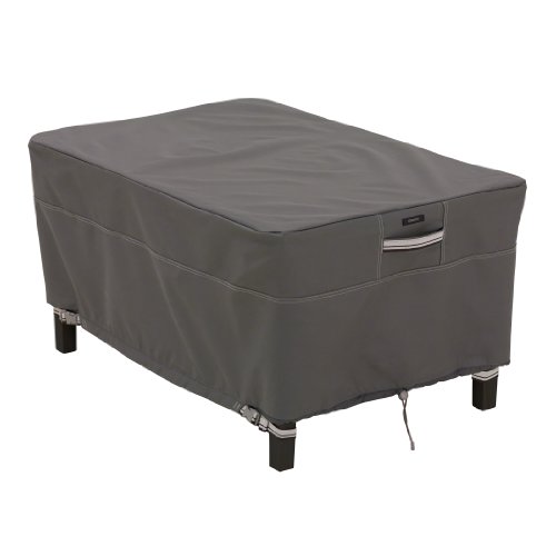 Classic Accessories Ravenna Patio Rectangular Ottoman/Side Table Cover, Large