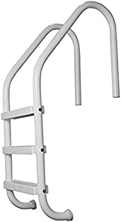 SAFTRON P-324-L3-W White 3-Step In Ground Swimming Pool Ladder