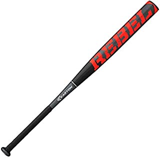 Easton Rebel Slowpitch Softball Bat | 34 inch / 28 oz | 2020 | 1 Piece Aluminum | Power Loaded | ALX50 Military Grade Aluminum Alloy | 12 inch Barrel | Certification: Approved for All Fields