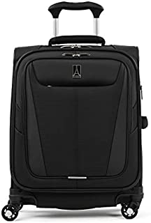 Travelpro Maxlite 5-Softside Expandable Spinner Wheel Luggage, Black, Carry-On 19-Inch