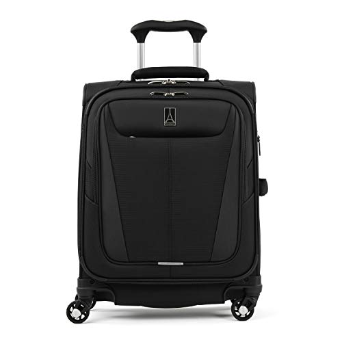 Travelpro Maxlite 5-Softside Expandable Spinner Wheel Luggage, Black, Carry-On 19-Inch