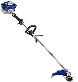 Wild Badger Power WBP26BCI 26cc 2 in 1 Straight Shaft Brush Cutter and Grass Trimmer, Blue