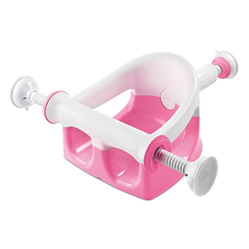 Summer My Bath Seat (Pink)  Baby Bathtub Seat for Sit-Up Bathing, Provides Backrest Support and Suction Cups for Stability  This Baby Bathtub is Easy to Set-Up, Remove, and Store