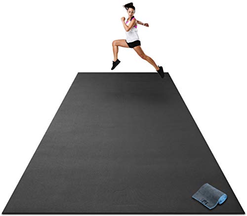 Premium Extra Large Exercise Mat - 12' x 6' x 1/4