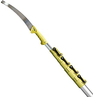 DocaPole 6-24 Foot Pole Pruning Saw (Heavy Duty) // DocaPole Double-Duty Extension Pole + GoSaw Attachment // Use on Pole or By Hand // Long Extension Pole Saw // Telescopic Tree Pruner Pole (NEW)