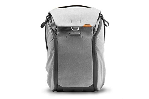 Peak Design Everyday Backpack 20L, MagLatch, Travel, Camera, Laptop Bag with Tablet Sleeve, Ash V2