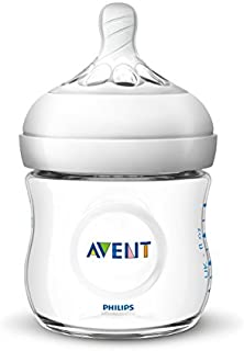 Philips Avent Natural Baby Bottle, Clear, 4oz, 1pk, SCF010/17