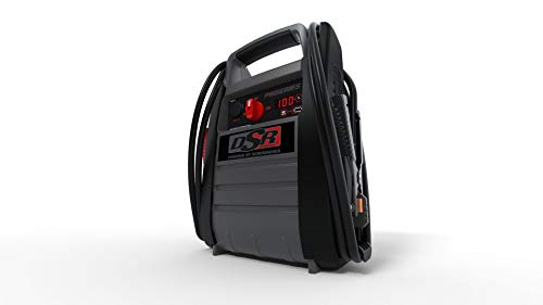 Schumacher DSR ProSeries DSR115 4400 Amp 12V Rechargeable AGM Pro Jump Starter Starts Gas Diesel Engines Class 8+/CE vehicles 12V DC/USB Power for Charging Phones/Tablets