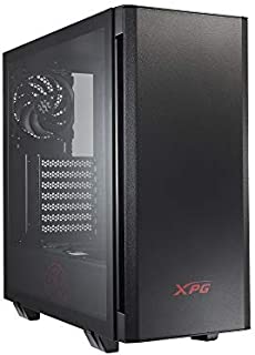 XPG Invader Mid-Tower Brushed Aluminum PC Case Black (Invader-BKCWW)