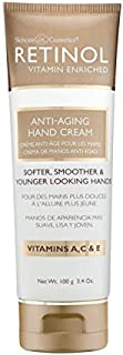 Retinol Anti-Aging Hand Cream  The Original Retinol Brand For Younger Looking Hands Rich, Velvety Hand Cream Conditions & Protects Skin, Nails & Cuticles  Vitamin A Minimizes Ages Effect on Skin