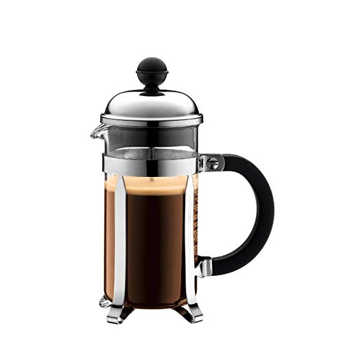 Bodum 1923-16US4 Chambord French Press Coffee and Tea Maker, 12 Oz, Chrome