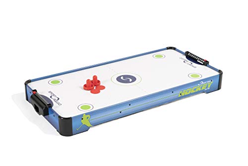 Sport Squad HX40 40 inch Table Top Air Hockey Table for Kids and Adults - Electric Motor Fan - Includes 2 Pushers and 2 Air Hockey Pucks - Great for Playing on The Floor, Tabletop, or Dorm Room