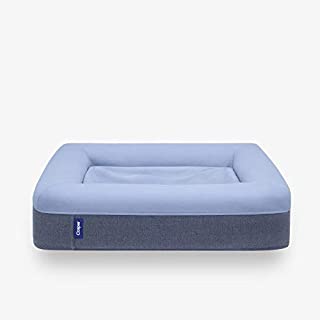 Casper Dog Bed, Plush Memory Foam, Large, Blue