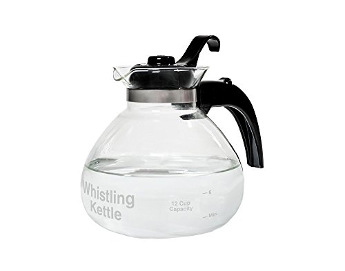 CAFÉ BREW COLLECTION 12 Cup Stovetop Whistling Tea Kettle