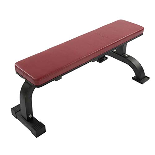 hyy Deluxe Versatile Rated 500kg Flat Utility Workout Bench Station for Home Gym Weightlifting and Strength Training Exercise Weights for Home