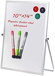 WEWLINE Small Dry Erase Board Desktop White Board Magnetic 10