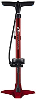 Gem Floor Pump - Stamped Base - Red