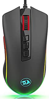 Redragon M711-FPS Cobra FPS Optical Switch (LK) Gaming Mouse with 16.8 Million RGB Color Backlit, 24,000 DPI, 7 Programmable Buttons