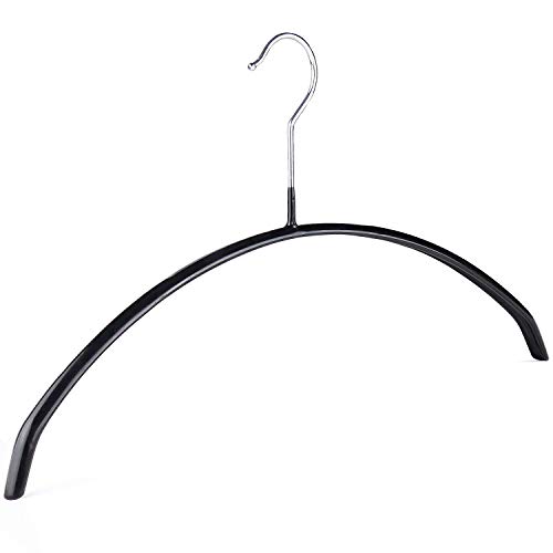 ATYMD The Hanger Store 20 Pices Black Knitwear Non Slip Rubber Coat Hangers-Choose Quantity