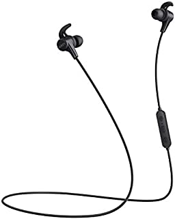 AUKEY Wireless Headphones, 3 EQ Sound Modes, aptX and Sweat-Resistant Nano Coating, Secure Fit Bluetooth Sports Earbuds, 8-Hour Battery Life