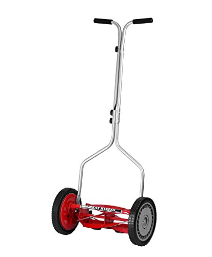 Great States 304-14 14-Inch 5-Blade Push Reel Lawn Mower